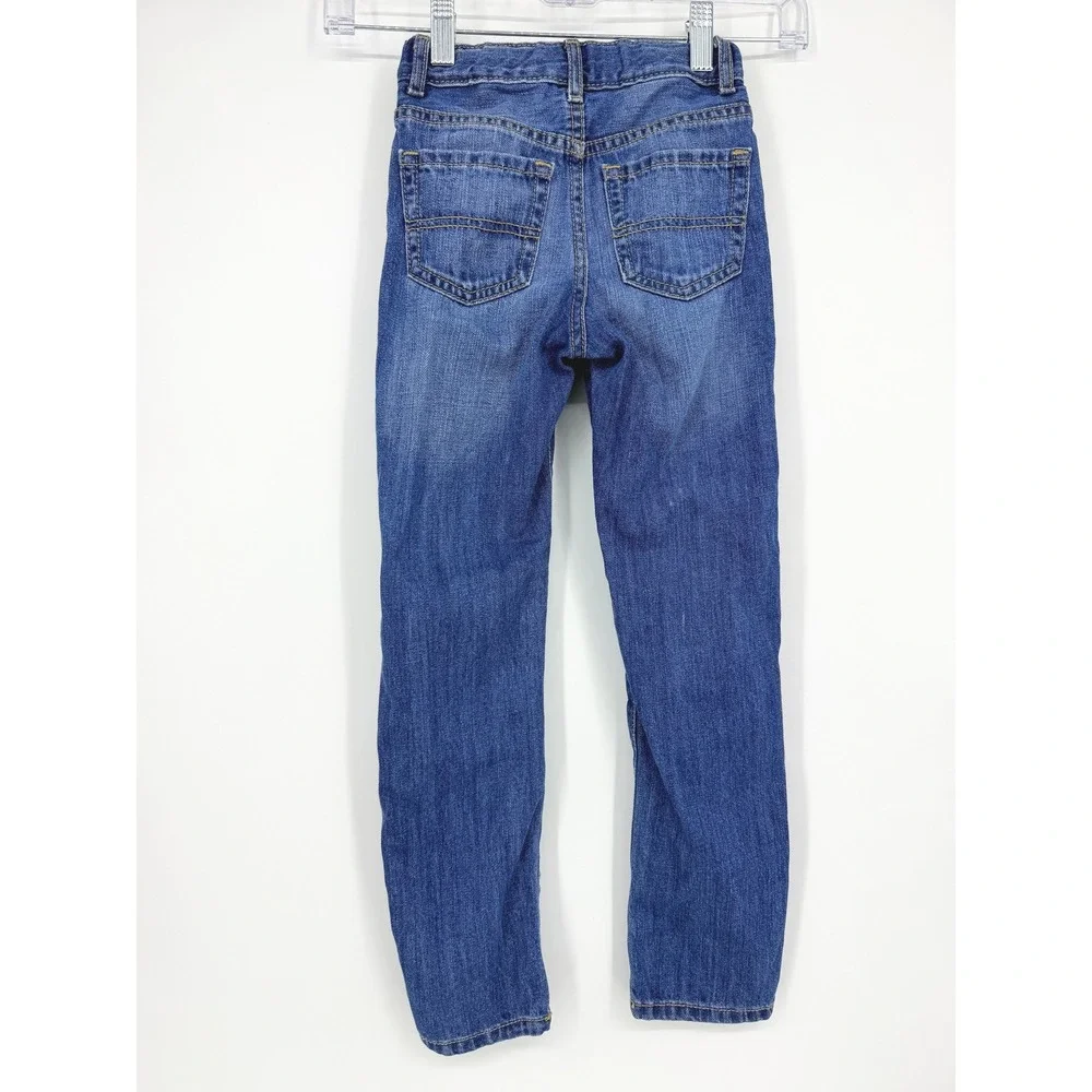 Childrens Place Boys Size 6 Slim Straight Leg Jeans Medium Wash Blue Denim